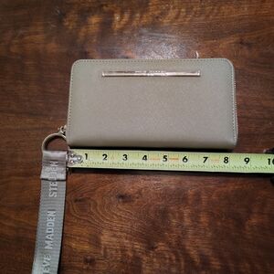Steve Madden Olive Wallet with Wrist Strap